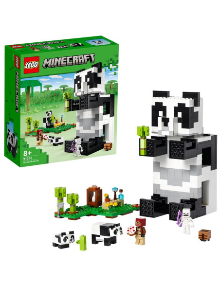 Lego Minecraft Refugiul Ursilor Panda 21245,21245