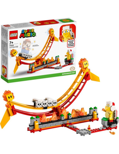 Lego Super Mario Set De Extindere Plimbare Pe Valul De Lava