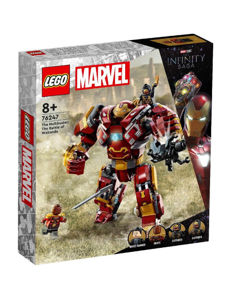 Lego Super Heroes Hulkbuster Batalia Din Wakanda 76247,76247