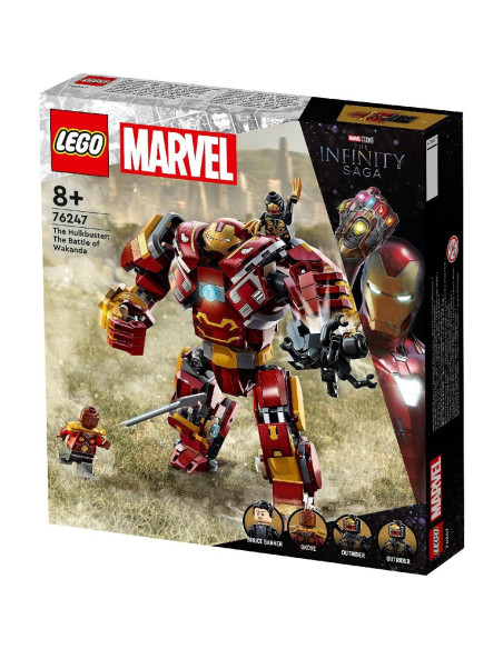 Lego Super Heroes Hulkbuster Batalia Din Wakanda 76247,76247