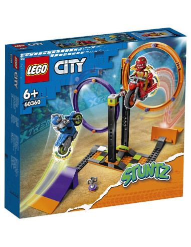 Lego City Provocarea De Cascadorii Cu Rotiri 60360,60360
