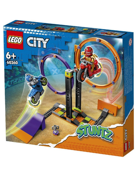 Lego City Provocarea De Cascadorii Cu Rotiri 60360,60360