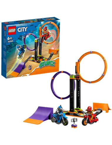 Lego City Provocarea De Cascadorii Cu Rotiri 60360,60360