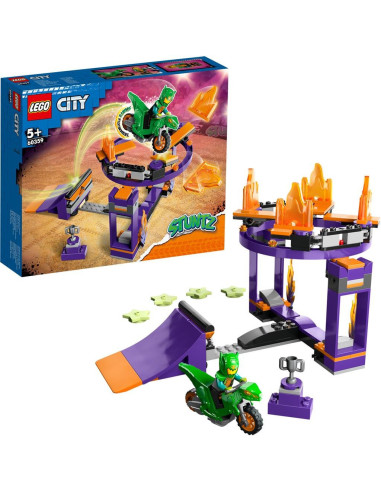 Lego City Provocarea De Cascadorii Pe Rampa Cu Saritura Prin