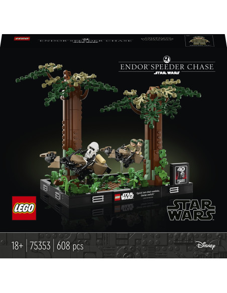 Lego Star Wars Diorama De Urmarire Cu Speederul Pe Endor Lego Star Wars Diorama De Urmarire Cu Speederul Pe Endor