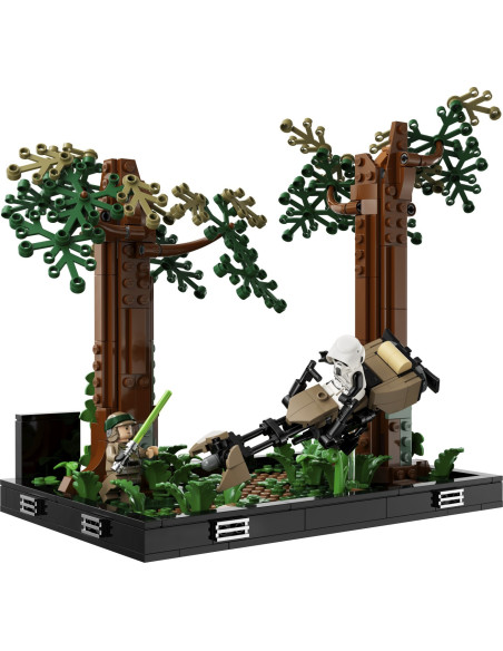 Lego Star Wars Diorama De Urmarire Cu Speederul Pe Endor Lego Star Wars Diorama De Urmarire Cu Speederul Pe Endor