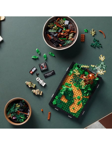 Lego Star Wars Diorama De Urmarire Cu Speederul Pe Endor Lego Star Wars Diorama De Urmarire Cu Speederul Pe Endor