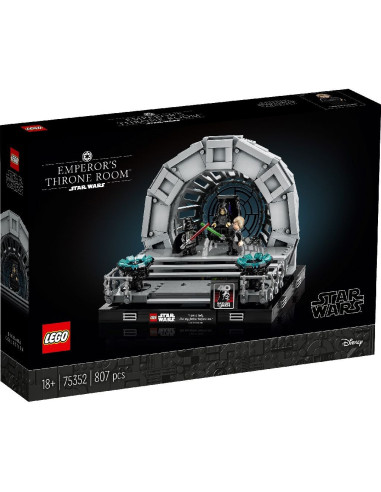 Lego Star Wars Diorama Sala Tronului Imparatului 75352,75352