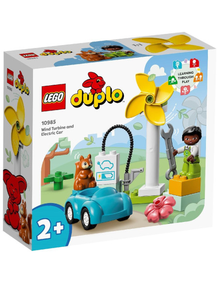 Lego Duplo Tubina Eoliana Si Masina Electrica 10985,10985
