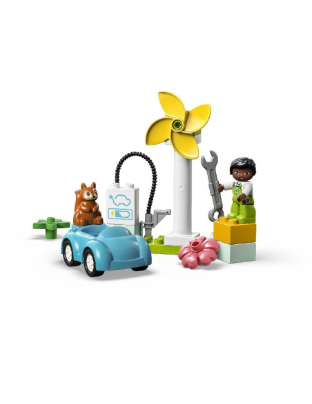 Lego Duplo Tubina Eoliana Si Masina Electrica 10985,10985