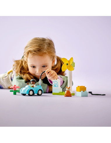 Lego Duplo Tubina Eoliana Si Masina Electrica 10985,10985
