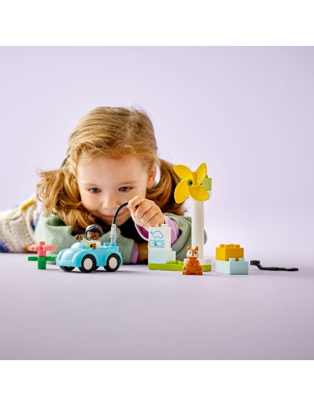 Lego Duplo Tubina Eoliana Si Masina Electrica 10985,10985