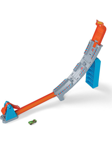 Hot Wheels Lansator Cu Masinuta Power Up The Hill,MTGBF81_GBF83