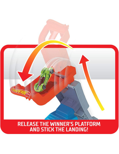 Hot Wheels Lansator Cu Masinuta Power Up The Hill,MTGBF81_GBF83