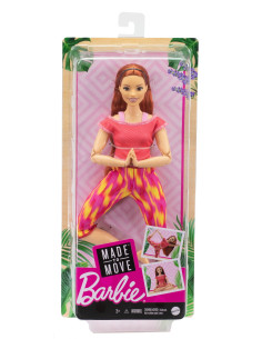 Papusa Barbie Made To Move Roscata,MTFTG80_GXF07