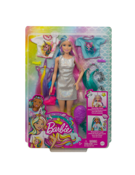 Papusa Barbie Set De Joaca Parul Stralucitor,MTGHN04