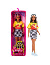 Papusa Barbie Fashionista Bruneta Cu Suvite Blonde,MTFBR37_HBV13