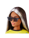 Papusa Barbie Fashionista Bruneta Cu Suvite Blonde,MTFBR37_HBV13