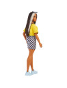 Papusa Barbie Fashionista Bruneta Cu Suvite Blonde,MTFBR37_HBV13