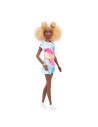 Papusa Barbie Fashionista Cu Par Afro Blond,MTFBR37_HBV14