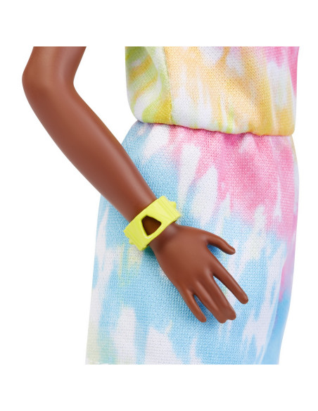 Papusa Barbie Fashionista Cu Par Afro Blond,MTFBR37_HBV14