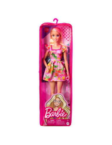 Papusa Barbie Fashionista Blonda Cu Ochelari,MTFBR37_HBV15