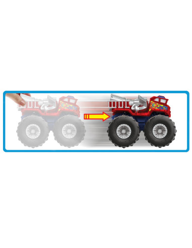 Hot Wheels Monster Truck Masinuta Twister Tredz 5 Alarm Scara