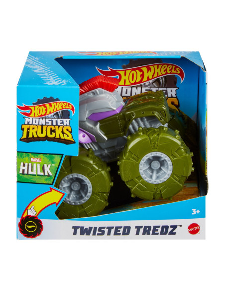 Hot Wheels Monster Truck Masinuta Twister Tredz Hulk Scara