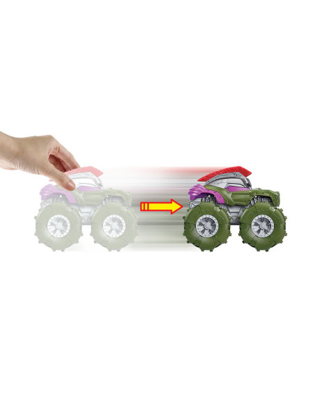 Hot Wheels Monster Truck Masinuta Twister Tredz Hulk Scara
