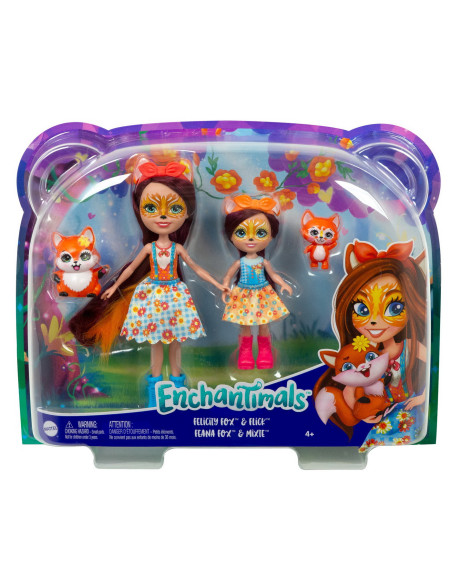 Enchantimals Set Papusi Surori Si Animalutele Lor Felicity Fox