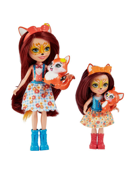 Enchantimals Set Papusi Surori Si Animalutele Lor Felicity Fox
