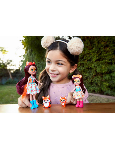 Enchantimals Set Papusi Surori Si Animalutele Lor Felicity Fox