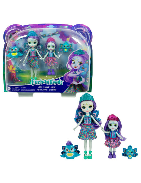 Enchantimals Set Papusi Surori Si Animalutele Lor Patter