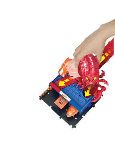 Hot Wheels City Pista Inamicilor Sectia De Politie,MTHDR29_HDR32