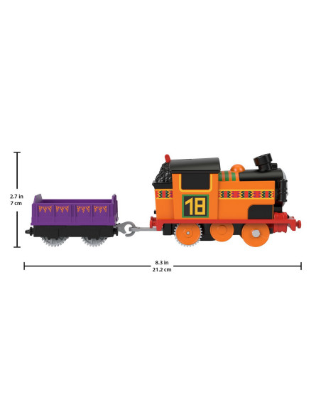 Thomas Locomotiva Motorizata Nia Cu Vagon,MTHFX96_HDY63