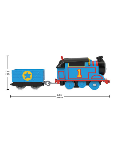 Thomas Locomotiva Motorizata Thomas Cu Vagon,MTHFX96_HHD44