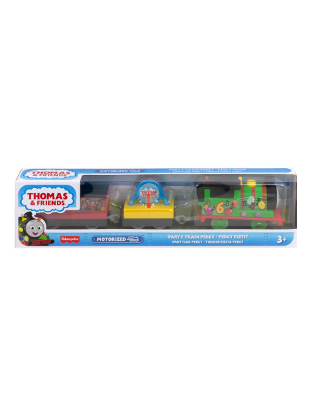 Thomas Locomotiva Motorizata Percy Cu 2 Vagoane,MTHFX97_HDY72