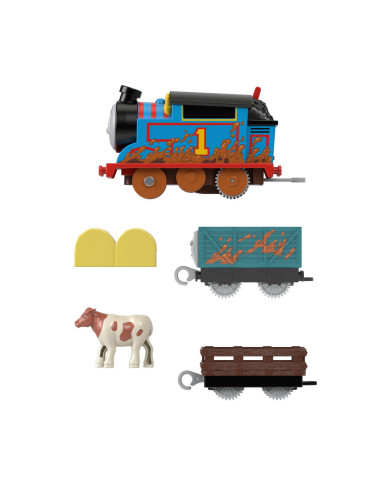Thomas Locomotiva Motorizata Thomas Cu 2 Vagoane,MTHFX97_HDY73