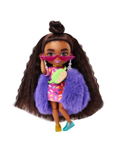 Barbie Papusa Barbie Extra Mini Bruneta,MTHGP62_HGP63 2