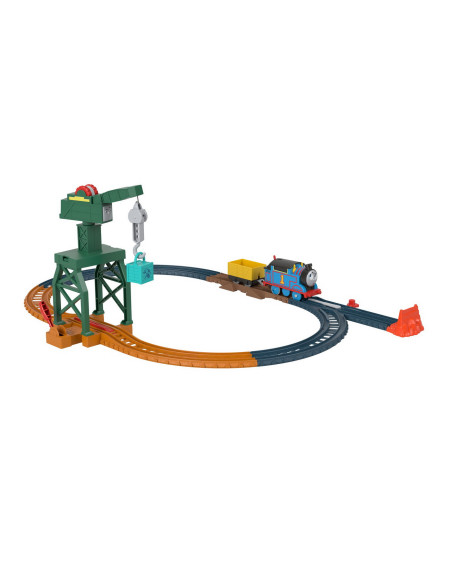Thomas Set De Joaca Cu Locomotiva Cranky Motorizata Si
