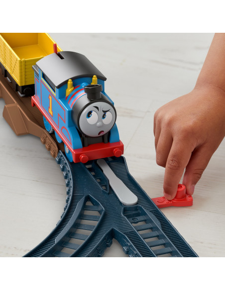 Thomas Set De Joaca Cu Locomotiva Cranky Motorizata Si