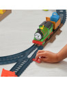 Thomas Set De Joaca Cu Locomotiva Percy Motorizata Si