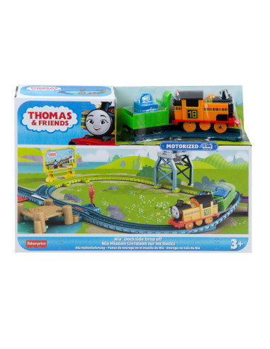 Thomas Set De Joaca Cu Locomotiva Nia Motorizata Si