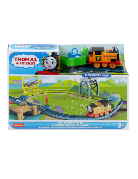 Thomas Set De Joaca Cu Locomotiva Nia Motorizata Si
