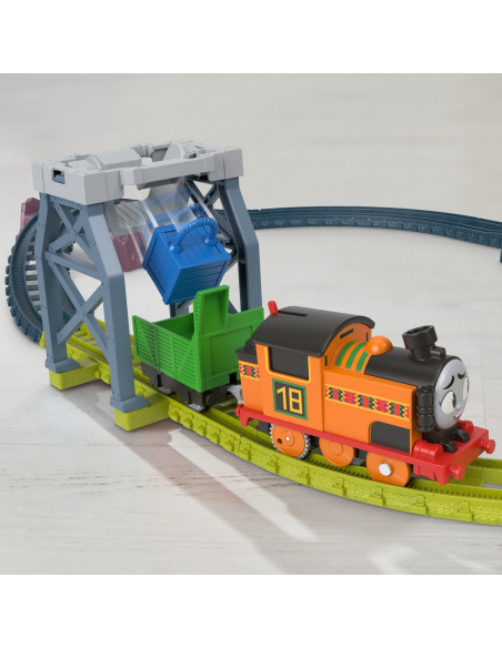 Thomas Set De Joaca Cu Locomotiva Nia Motorizata Si