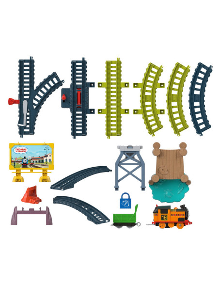 Thomas Set De Joaca Cu Locomotiva Nia Motorizata Si