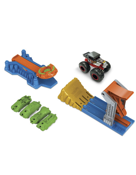 Hot Wheels Monster Truck Lansator Si Masina,MTGVK08