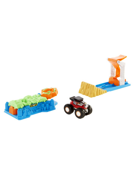 Hot Wheels Monster Truck Lansator Si Masina,MTGVK08