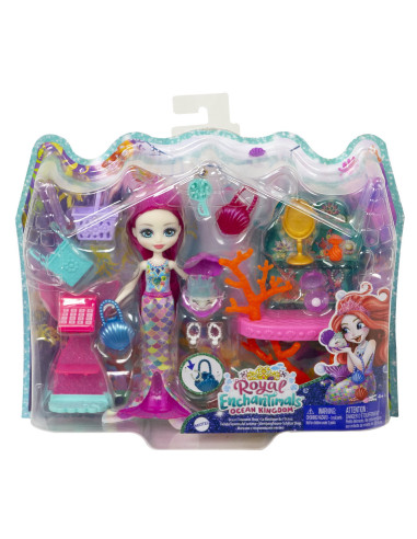 Enchantimals Set Papusa Cu Mobilier Ocean Kingdom,MTGJX35_HCF71