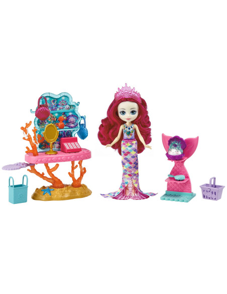Enchantimals Set Papusa Cu Mobilier Ocean Kingdom,MTGJX35_HCF71